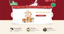 Desktop Screenshot of laticiniosbomdestino.com.br